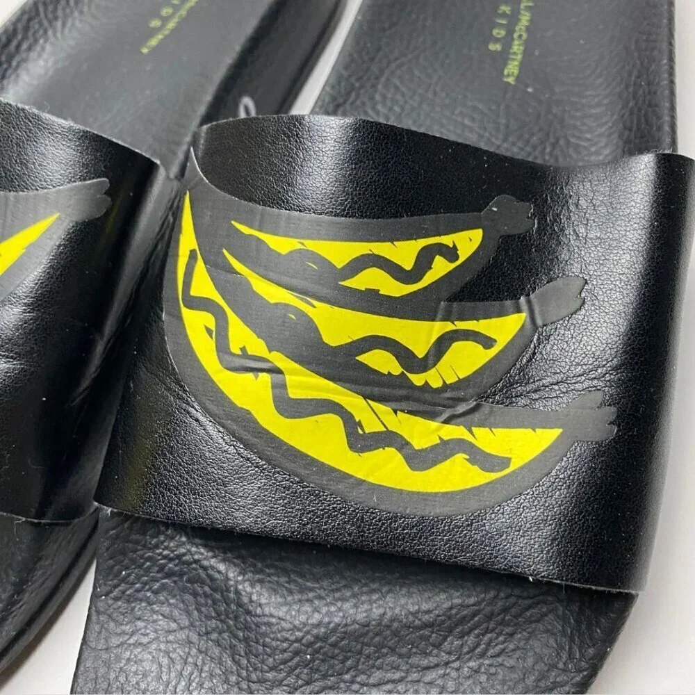 STELLA MCCARTNEY Kids Banana Slides Size 4